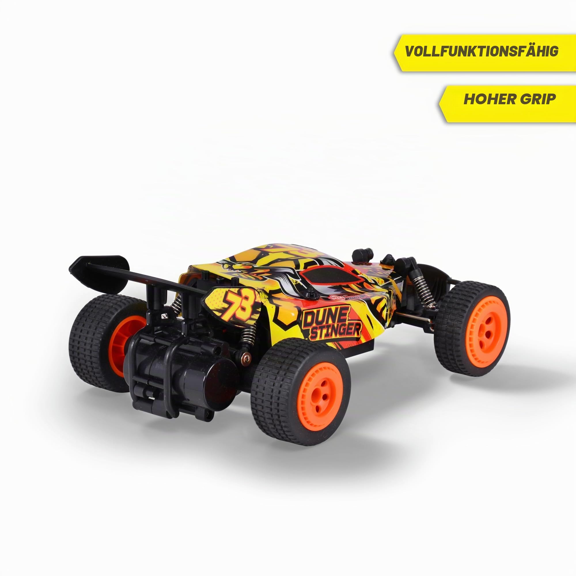 dickie-toys-go-crazy-dune-stinger-rc-buggy-22-cm-12-km-h-ab-6-jahre image 2