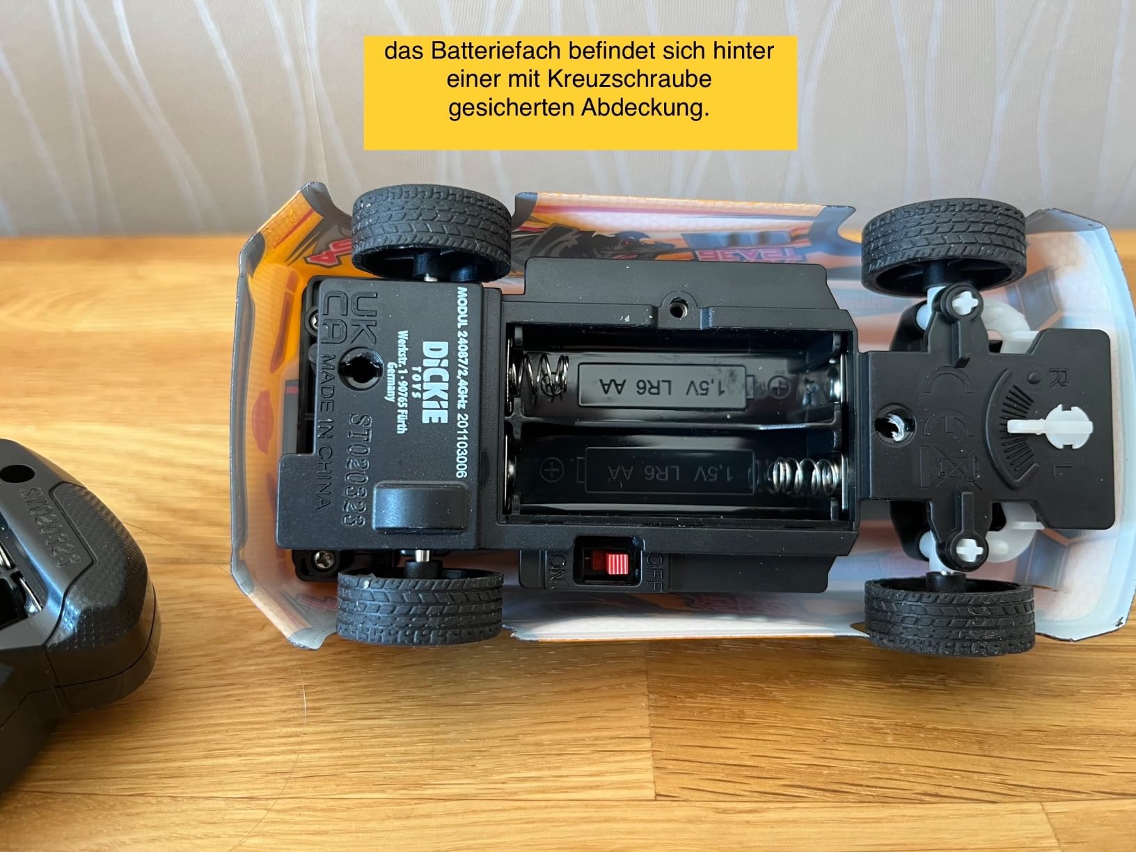 Batterien dabei