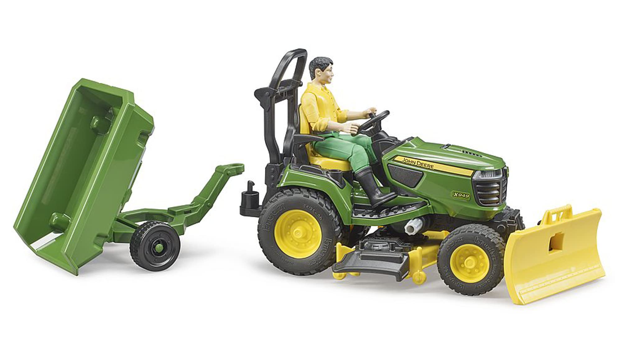 bruder-bworld-john-deere-rasentraktor-mit-anh-nger-g-rtner image 2