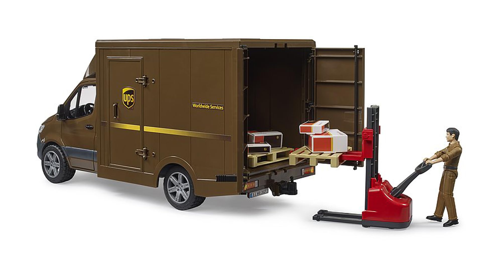 bruder-profi-mb-sprinter-ups-transporter-mit-fahrer-zubeh-r image 5