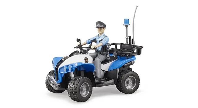 bruder-bworld-63010-polizei-quad-spielzeug-mit-polizist image 1