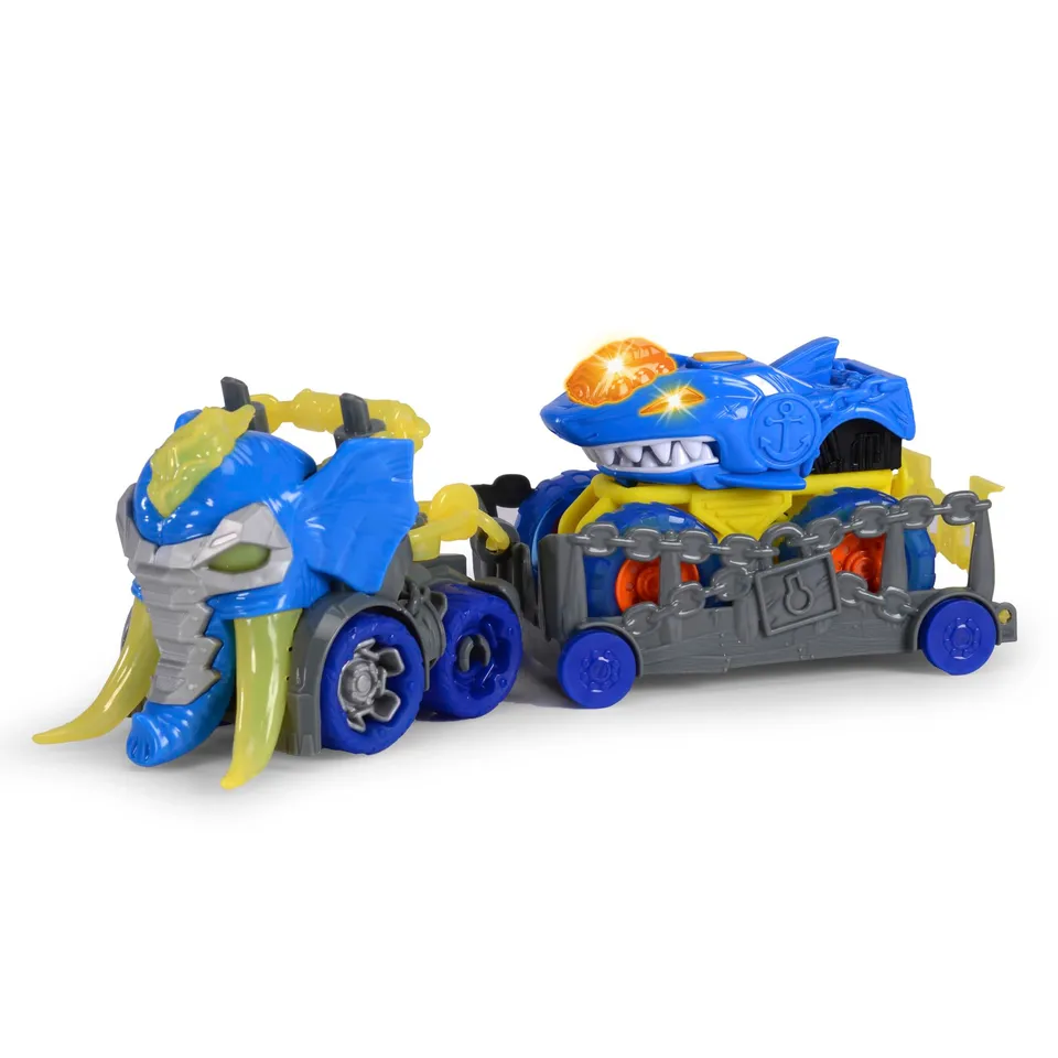 dickie-motor-mutants-monster-ranger-shark-truck-mit-hai-auto-32cm image 1