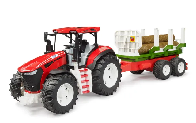 bruder-roadmax-03453-traktor-mit-anh-nger-holz image 1