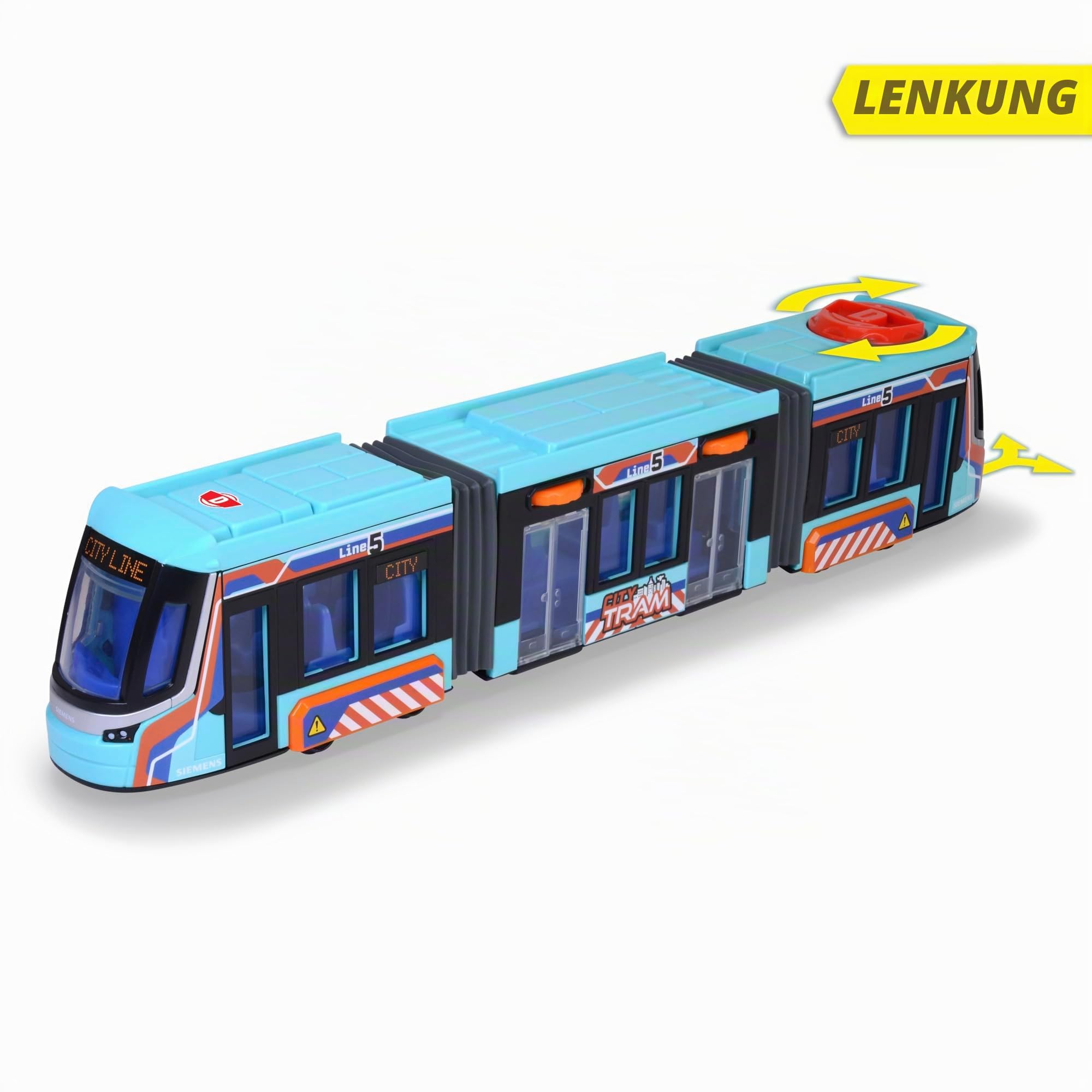 dickie-toys-go-real-city-tram-stra-enbahn-41-5-cm-freilauf image 2