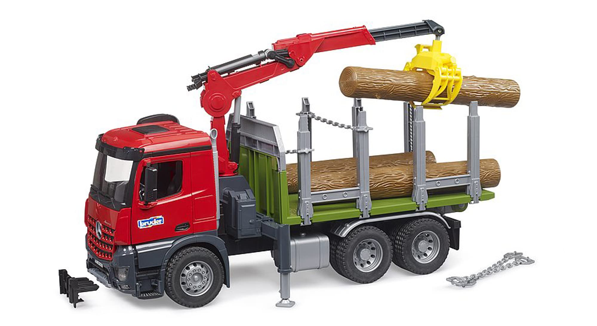 bruder-profi-mb-arocs-holztransporter-lkw-ladekran-03669 image 1
