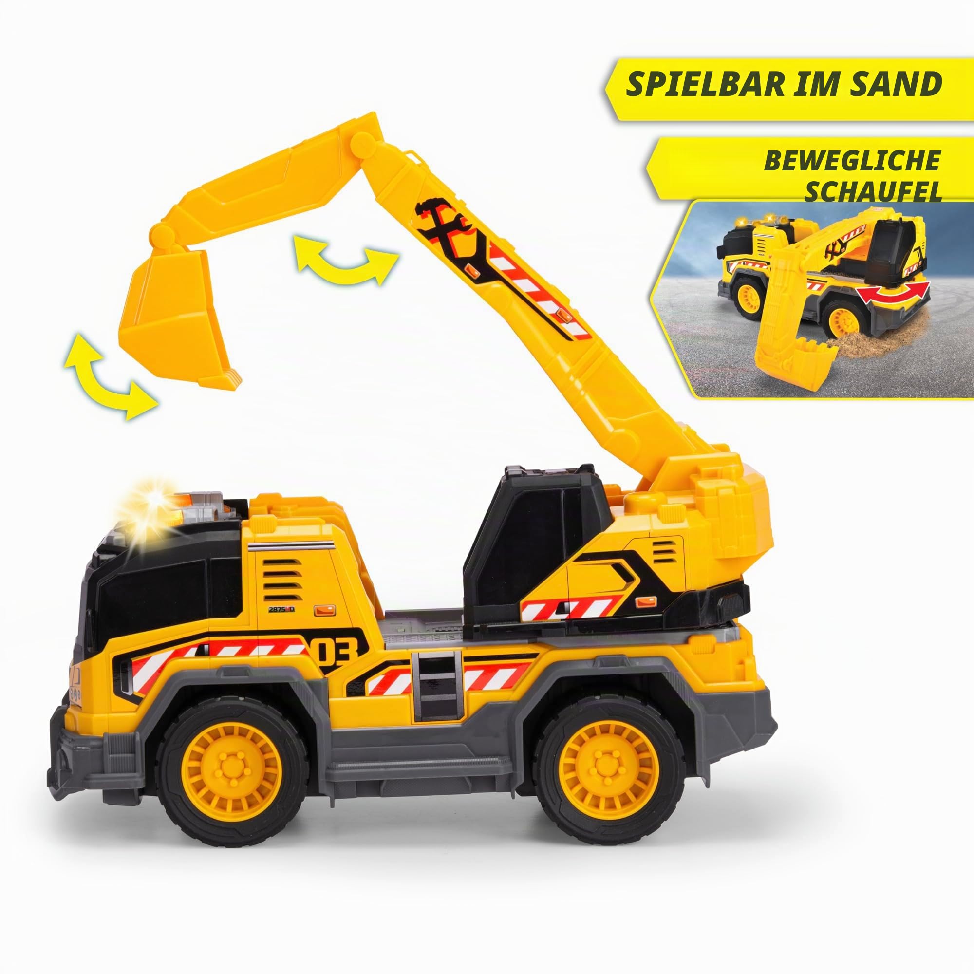 dickie-toys-go-real-excavator-truck-bagger-lkw-30-cm-bagger image 3
