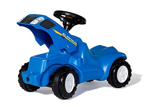 rolly-toys-rollyminitrac-nh-t6010-rutscher-blau-hupe image 3
