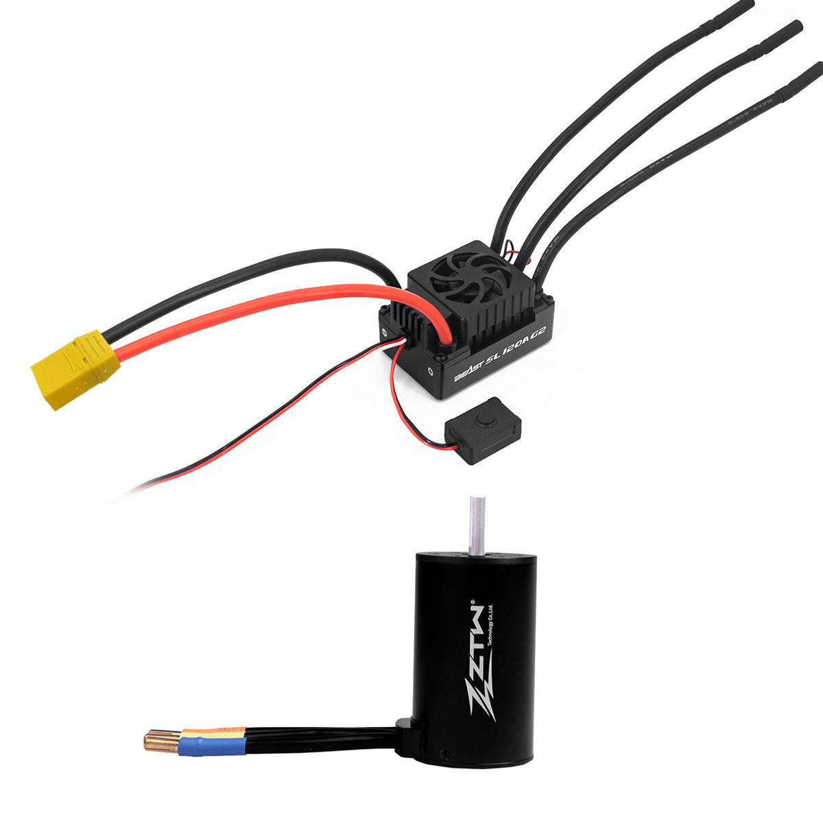 ztw-beast-g2-120a-combo-3660-3000kv-sensorless-xt90 image 3