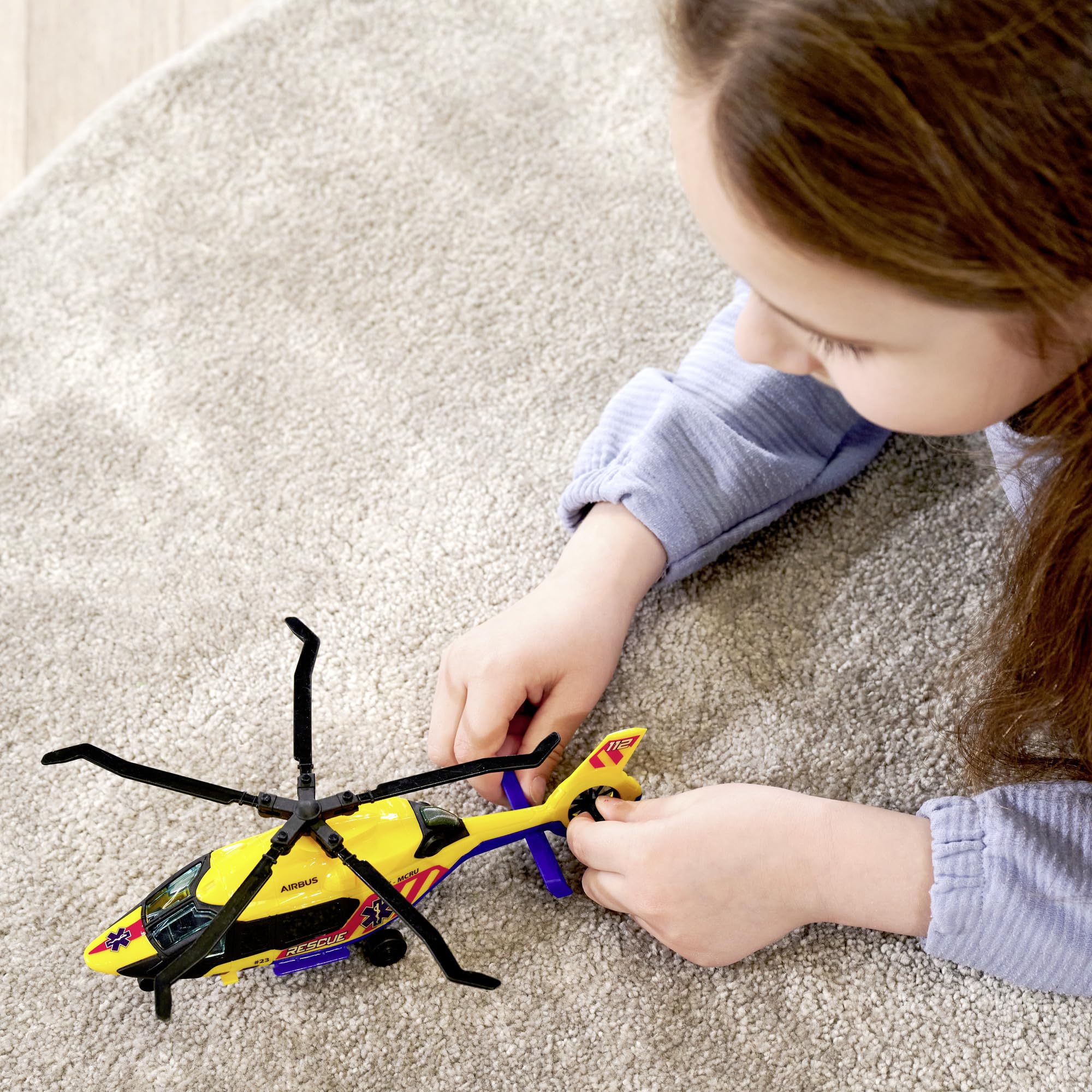 dickie-toys-sos-rettungs-helikopter-airbus-h160-23-cm-gelb image 6
