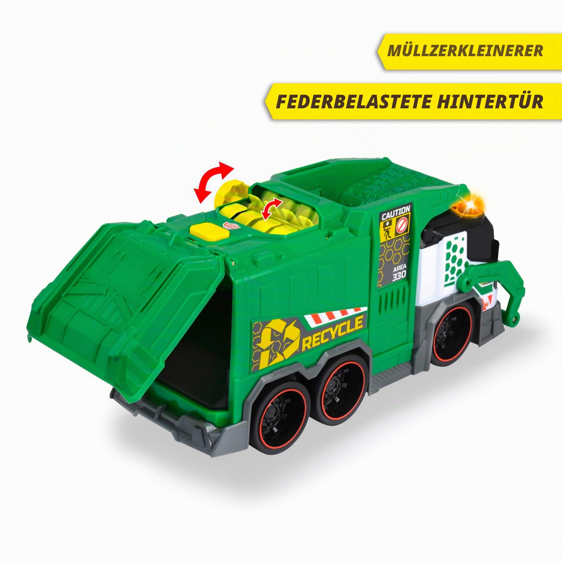 dickie-toys-go-real-m-llauto-39-cm-m-llwagen-mit-greifarm-sound image 2