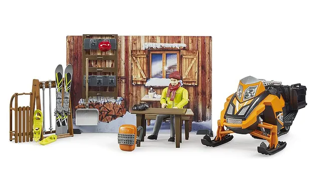 bruder-bworld-bergh-tte-snowmobil-figur-1-16-63102 image 1