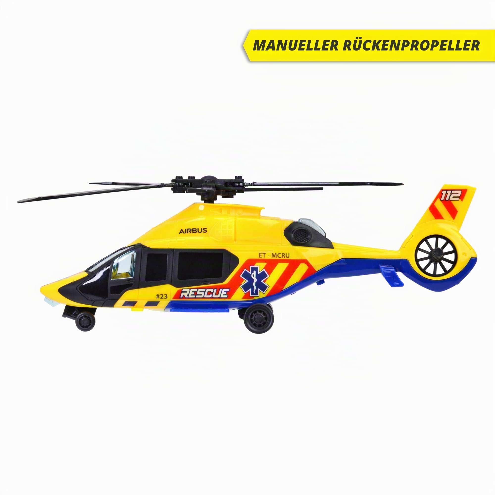 dickie-toys-sos-rettungs-helikopter-airbus-h160-23-cm-gelb image 3