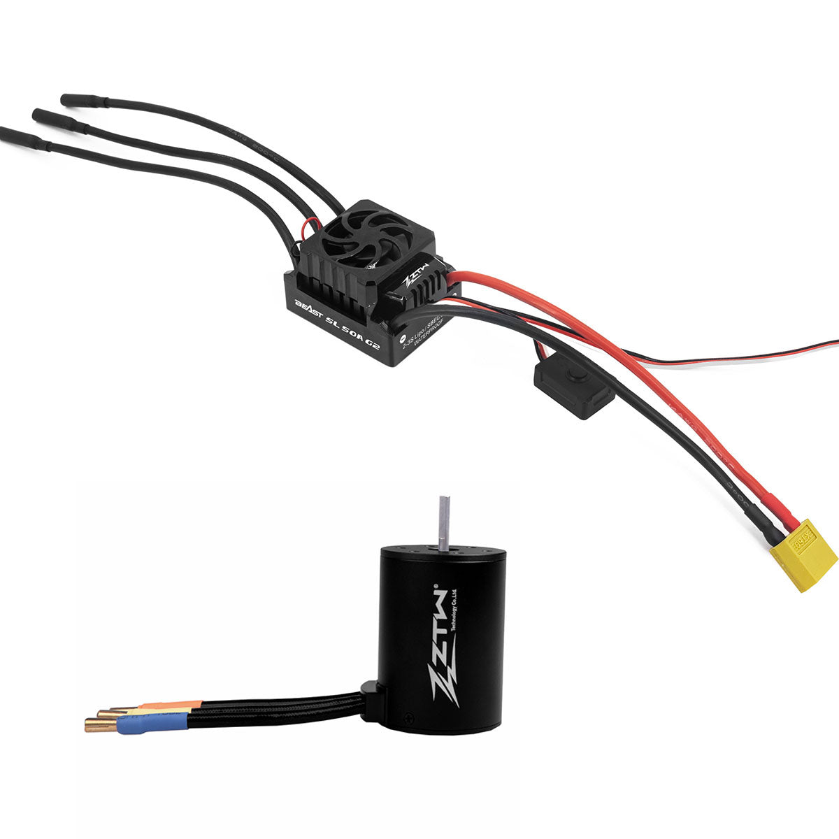 ztw-beast-g2-50a-combo-regler-3650-2950kv-1-10-wasserdicht image 2