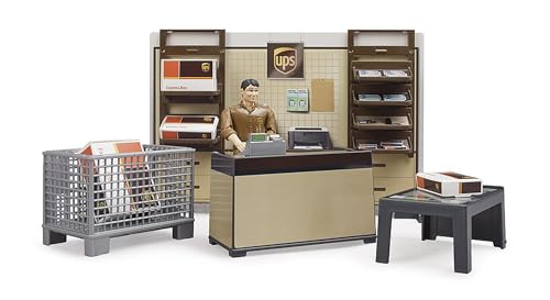 bruder-bworld-62250-ups-paketshop-spielset-mit-figur-1-16 image 5