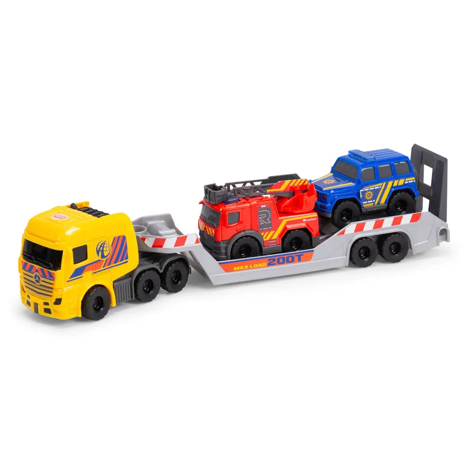 dickie-toys-sos-micro-rescue-truck-spielzeug-set-32-cm-mit-anh-nger image 1