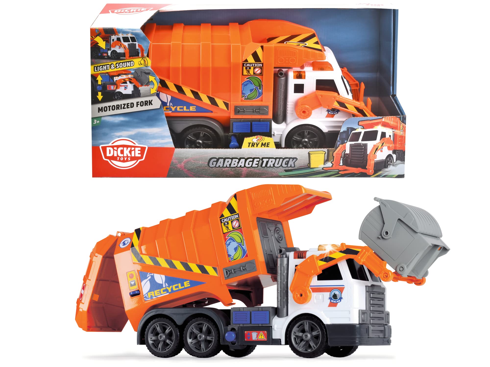 dickie-toys-go-real-m-llauto-mit-tonne-licht-und-sound-46cm image 1