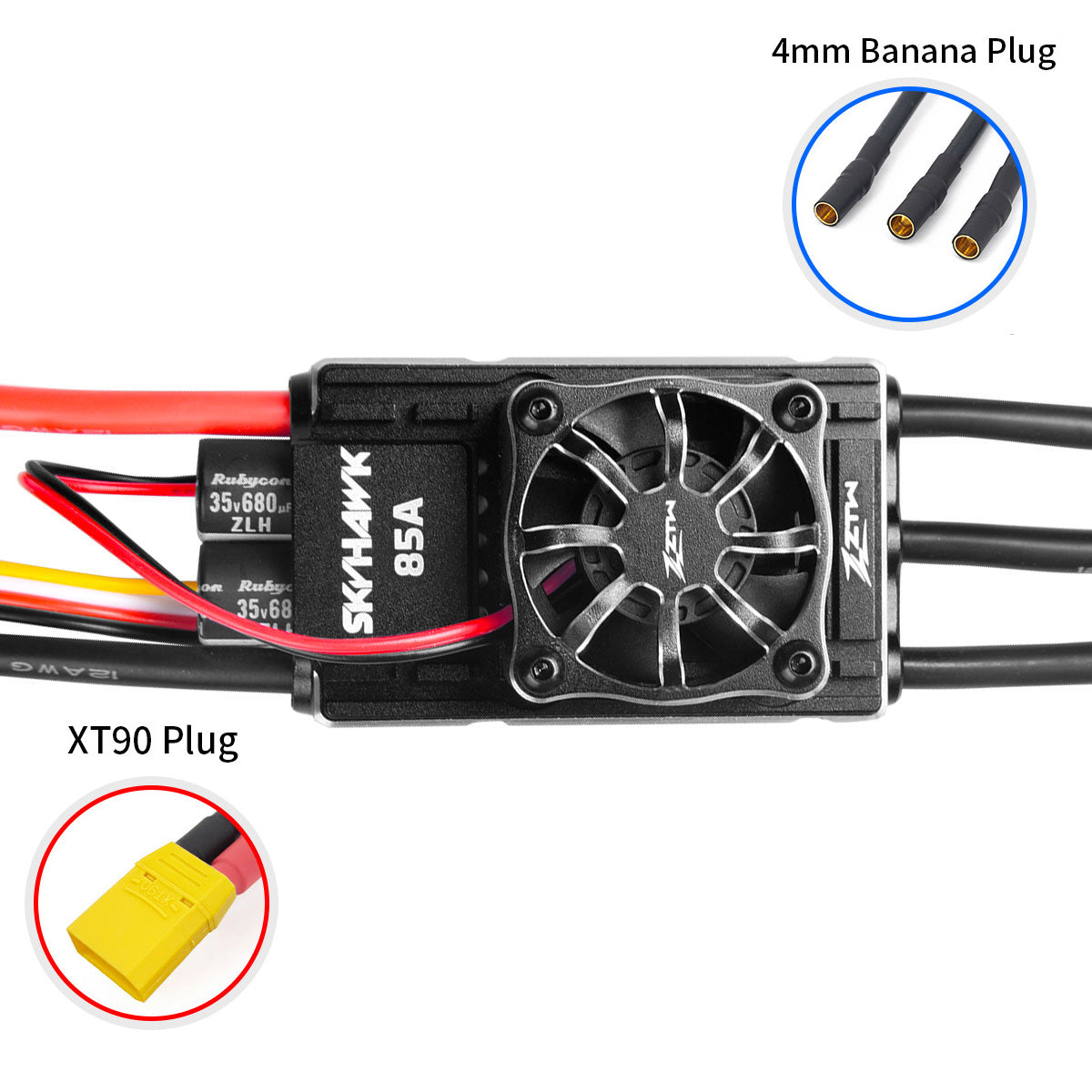 ztw-skyhawk-85a-3-6s-brushless-regler-ohne-stecker-sbec image 7