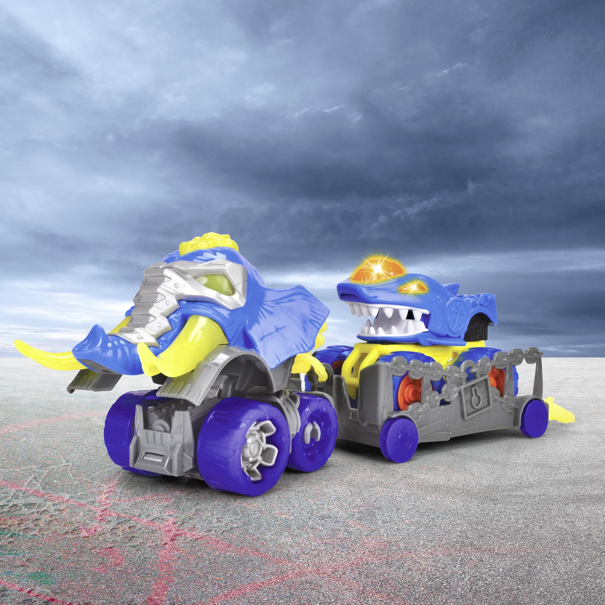 dickie-motor-mutants-monster-ranger-shark-truck-mit-hai-auto-32cm image 5