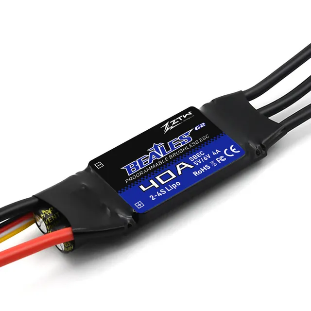 ztw-beatles-g2-40a-flugregler-2-4s-sbec-ohne-stecker image 1