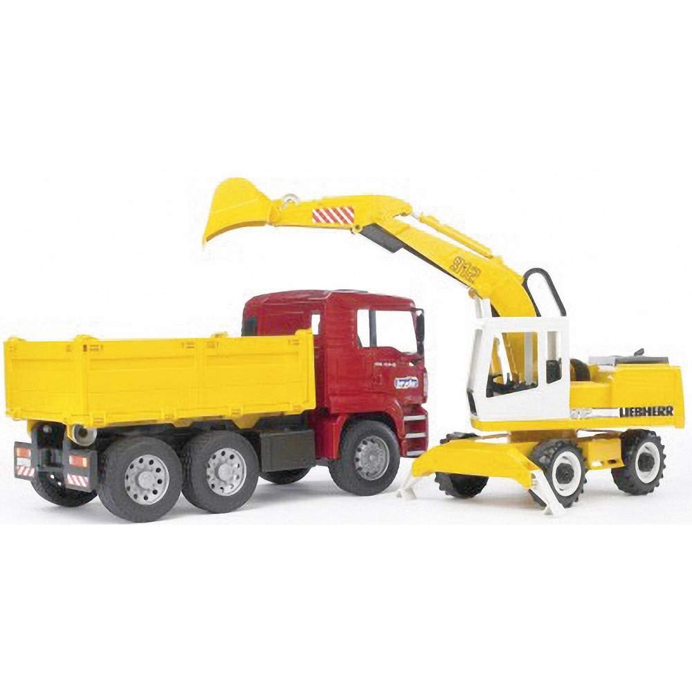bruder-profi-02751-man-tga-kipper-spielzeug-lkw-mit-bagger image 1