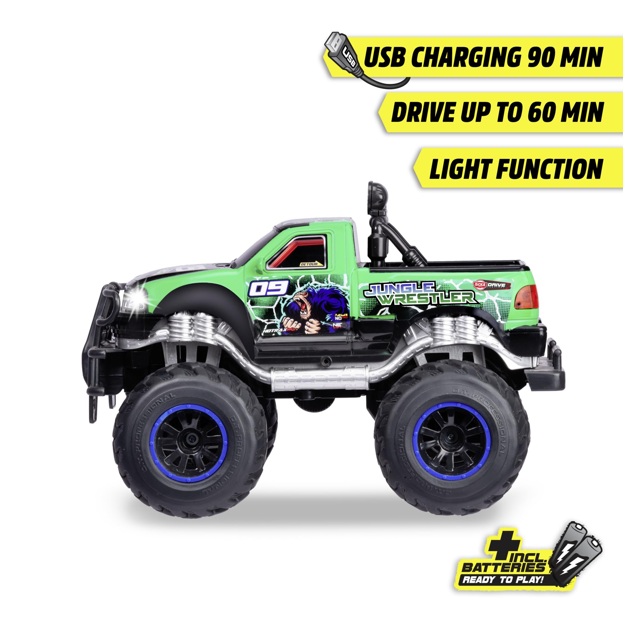 dickie-go-crazy-jungle-wrestler-ford-f150-rc-monstertruck-30-cm-mit-licht image 3