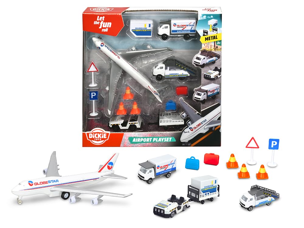 dickie-toys-go-action-186390-flughafen-spielzeugset-13-teile image 1