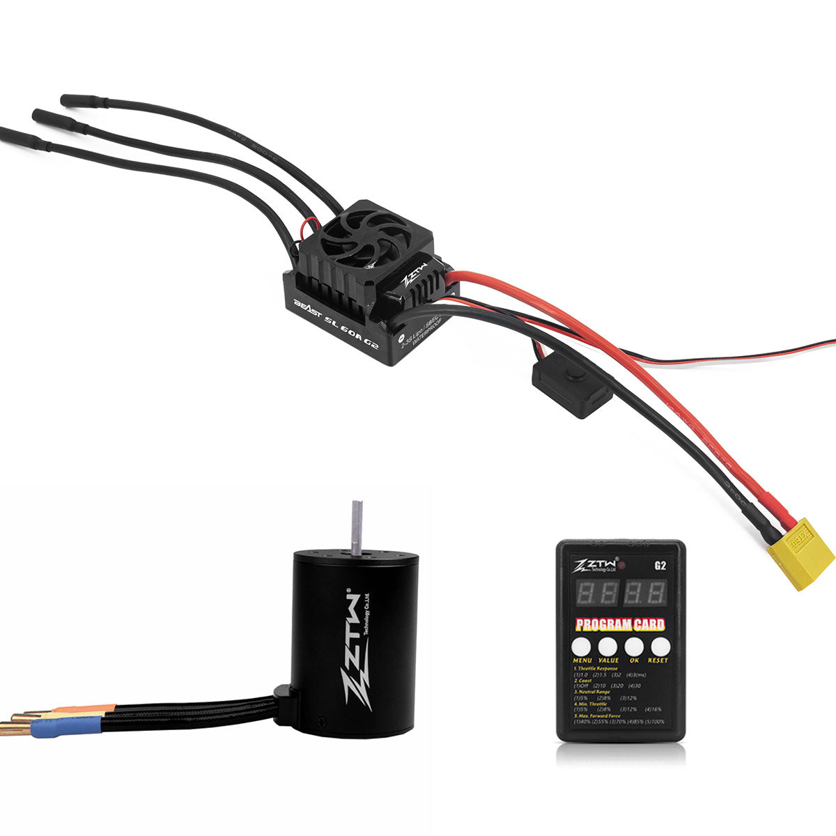 ztw-beast-g2-60a-brushless-combo-3650-2950kv-sensorless image 3