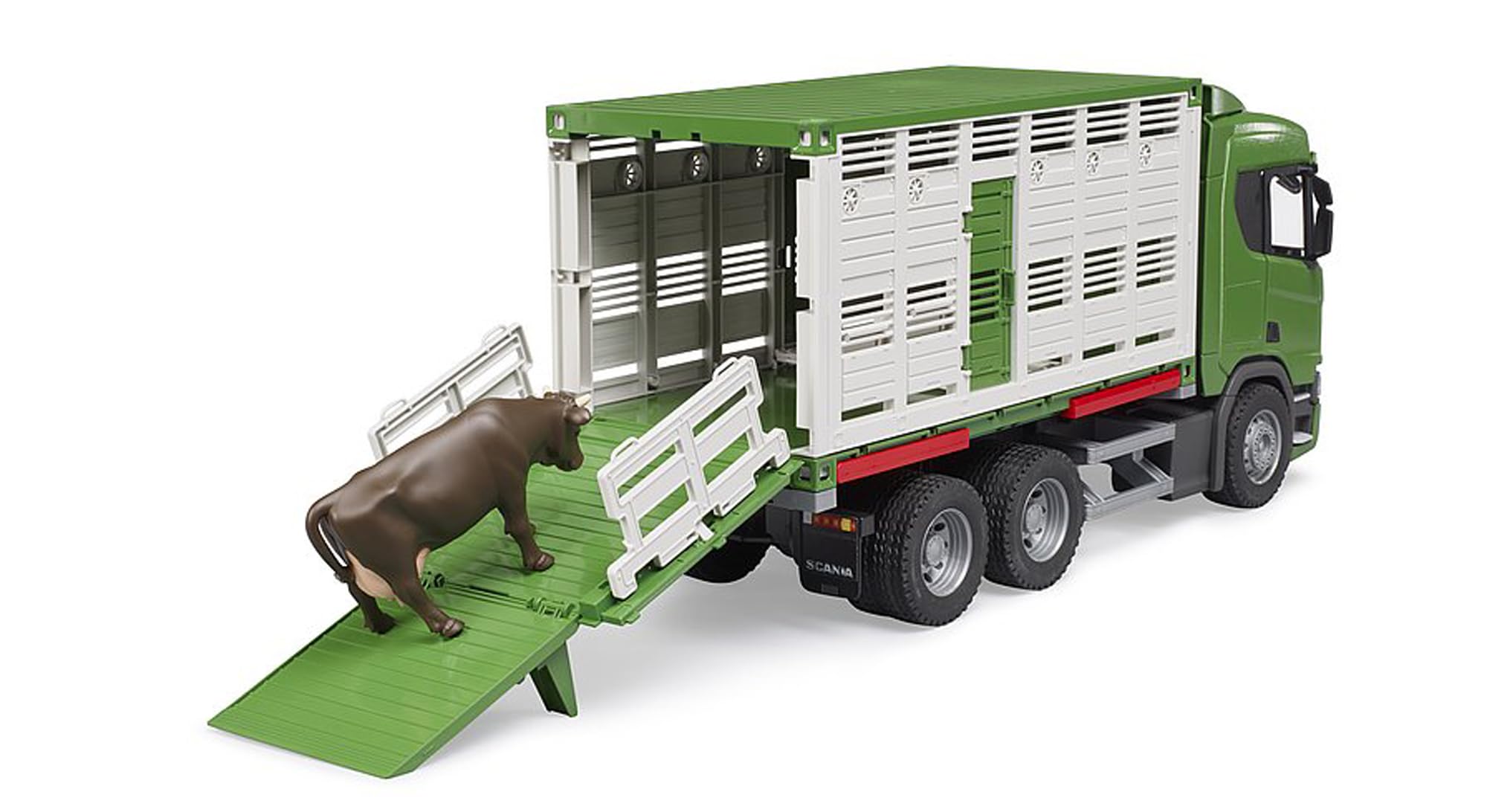 bruder-profi-series-scania-super-560r-tiertransporter-mit-rind image 2