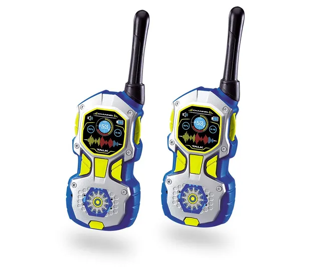 dickie-toys-sos-walkie-talkie-polizei-funkger-t-2er-set-80-m image 1