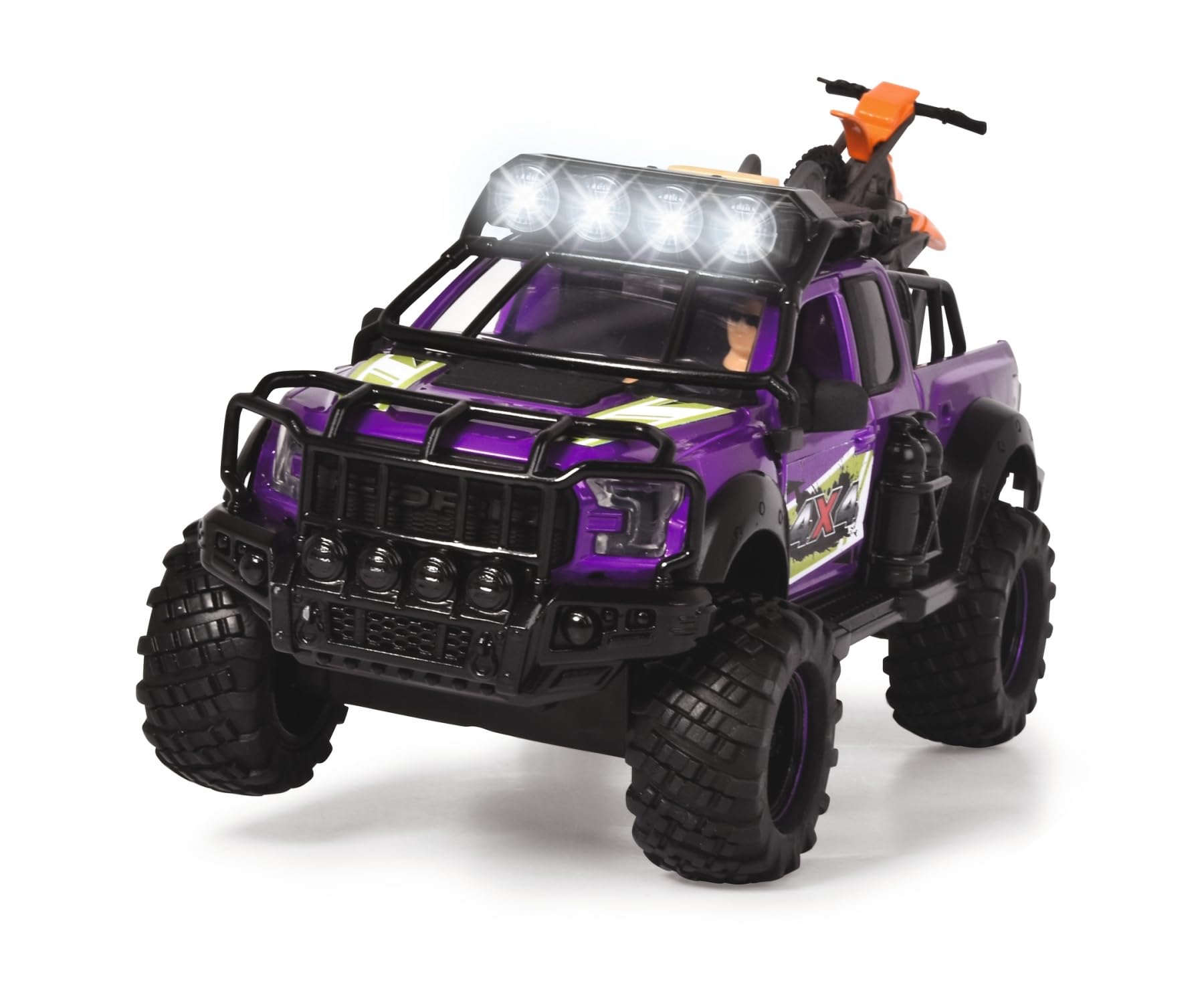 dickie-toys-go-real-country-trail-ford-raptor-spielzeugauto-3-in-1 image 3