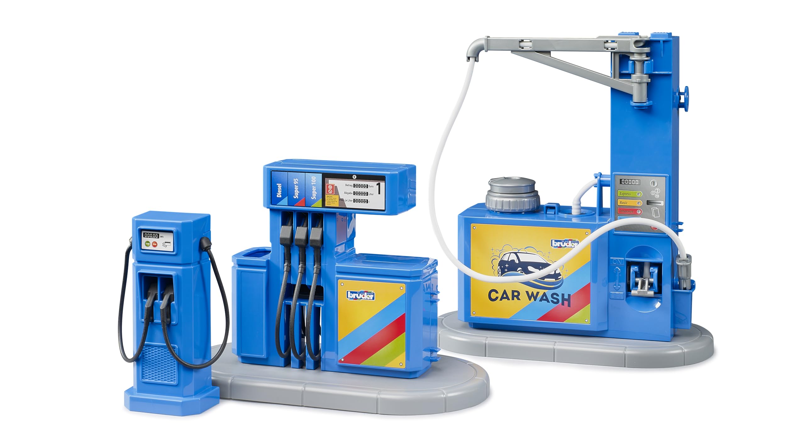 bruder-bworld-62113-tankstelle-spielzeug-mit-waschplatz-wasser image 1