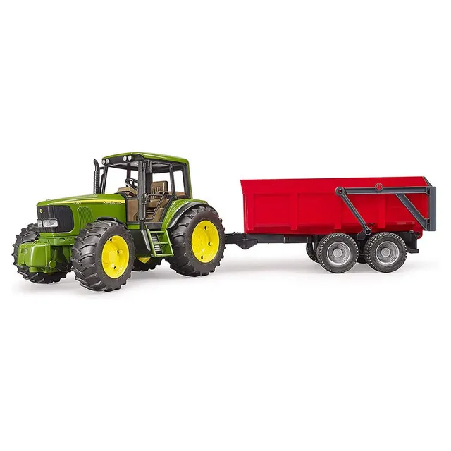 bruder-profi-series-02057-john-deere-6920-traktor-mit-anh-nger image 1