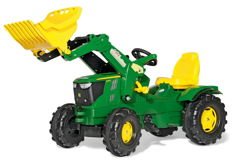 rolly-toys-farmtrac-john-deere-6210r-trettraktor-frontlader image 1