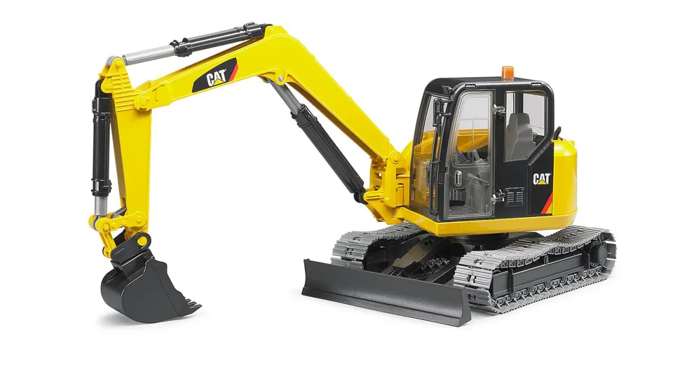 bruder-profi-series-cat-minibagger-02456-mit-schaufel image 1