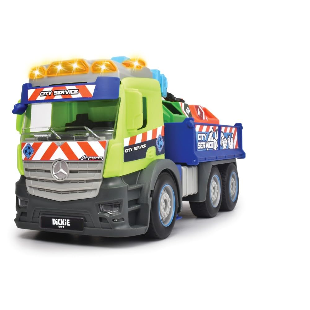dickie-go-real-action-truck-recycling-lkw-26-cm image 4