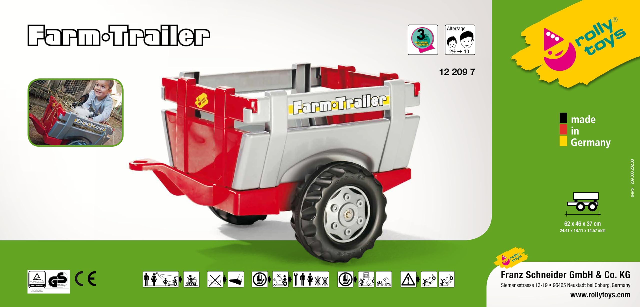 rolly-toys-rollytrailer-farm-trailer-anh-nger-heckklappe image 5