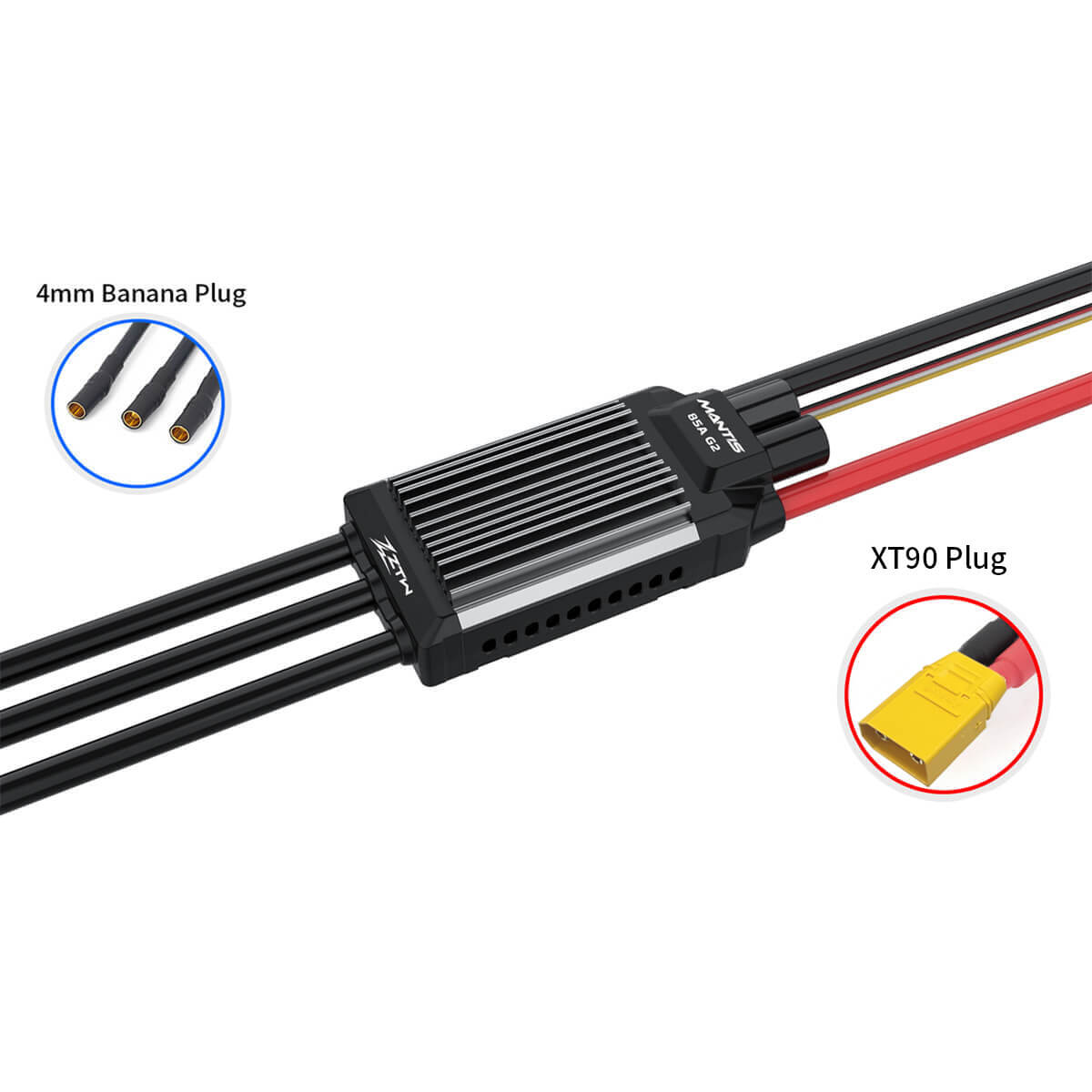 ztw-mantis-g2-85a-esc-regler-3-8s-sbec-f-r-edf-jet image 8