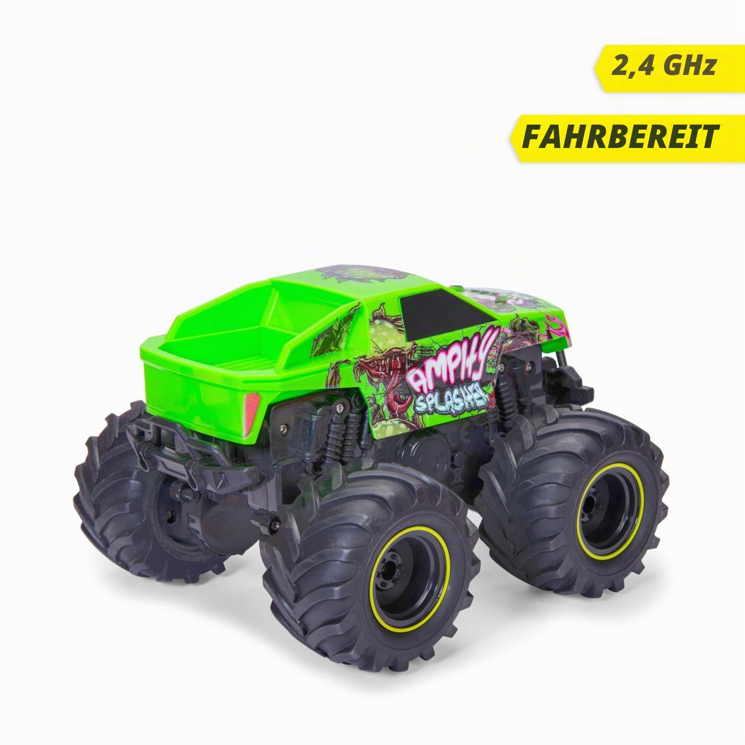 dickie-go-crazy-rc-amphy-splasher-18-cm-gr-n-4x4 image 3