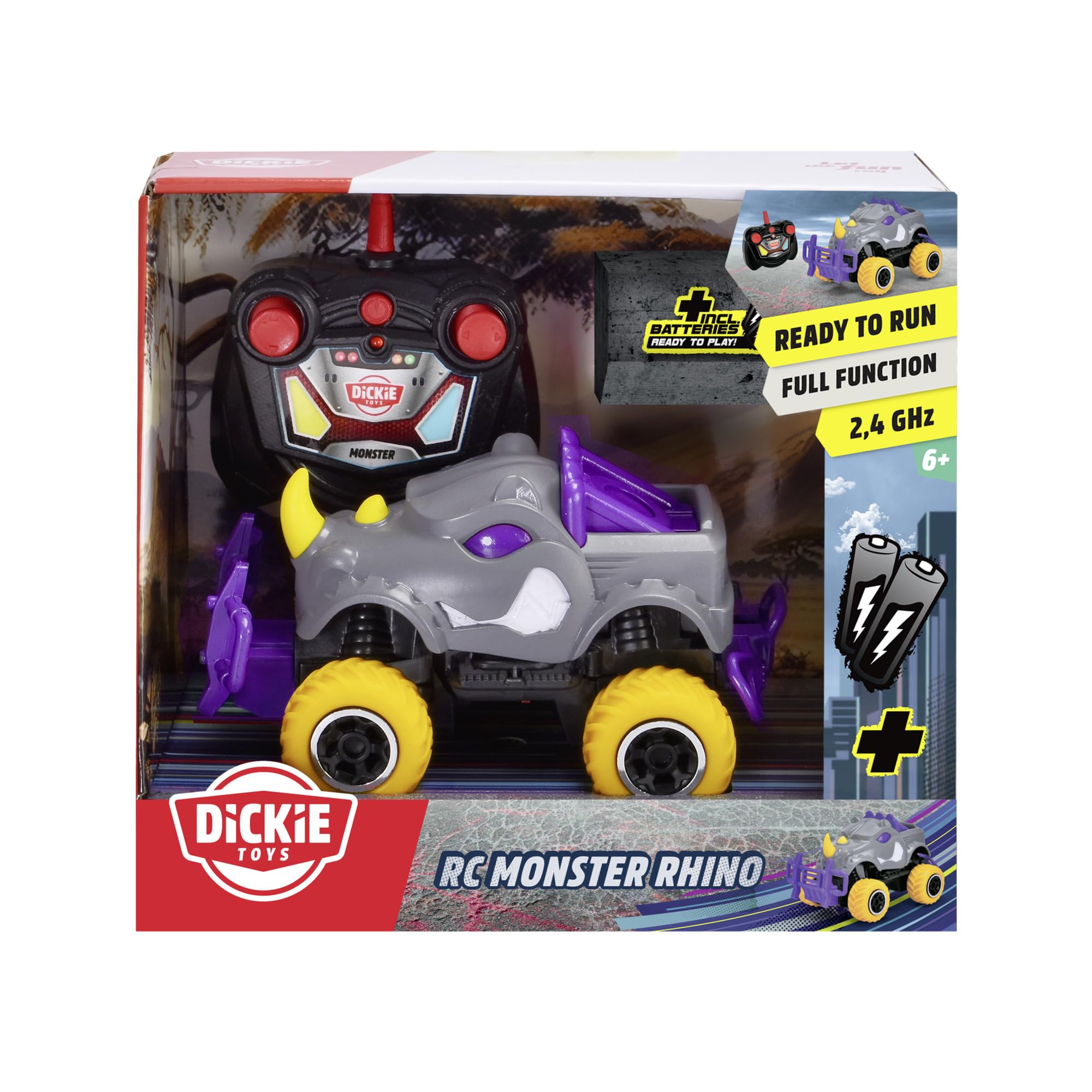dickie-go-crazy-monster-rhino-rc-monstertruck-14-cm-8-km-h image 7