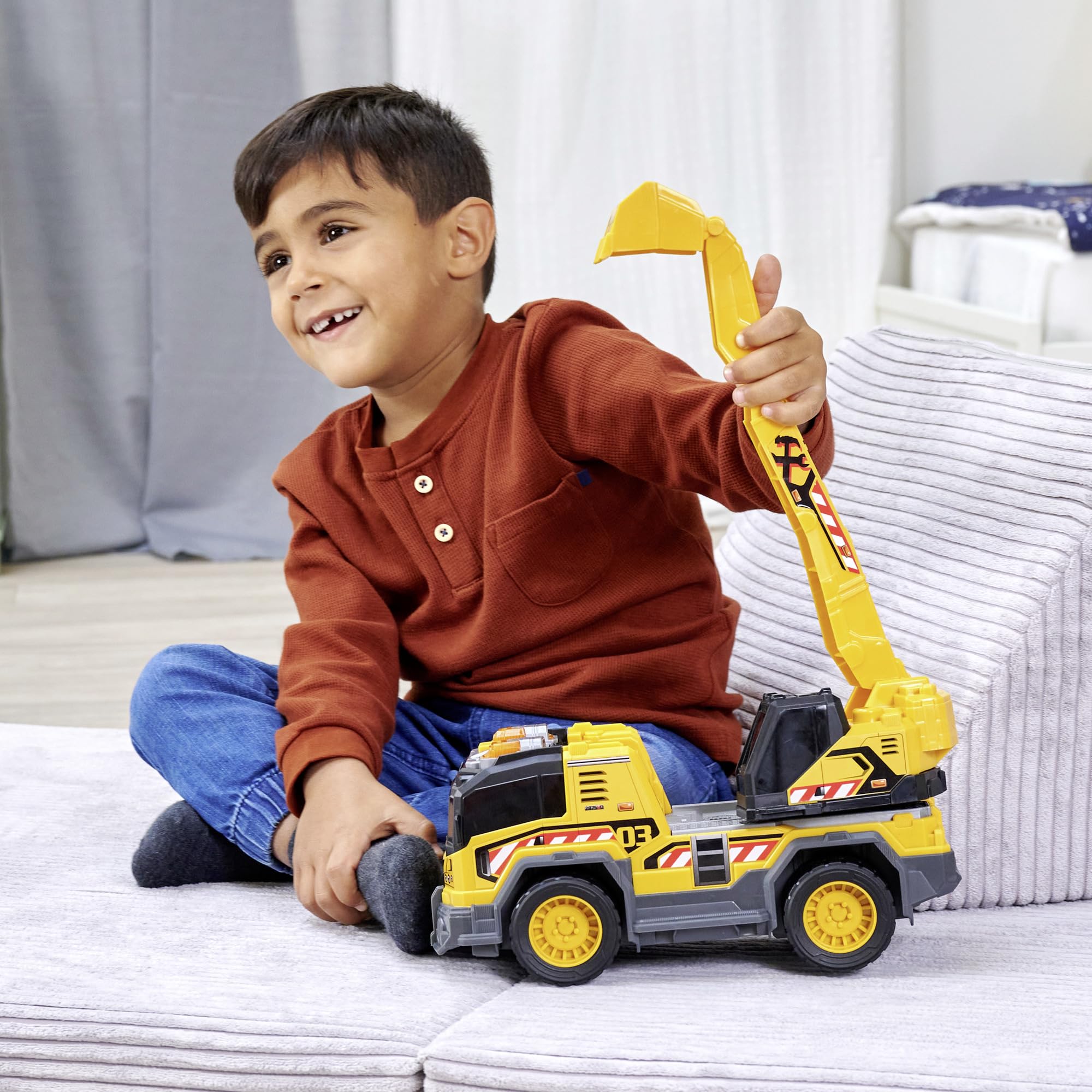 dickie-toys-go-real-excavator-truck-bagger-lkw-30-cm-bagger image 6