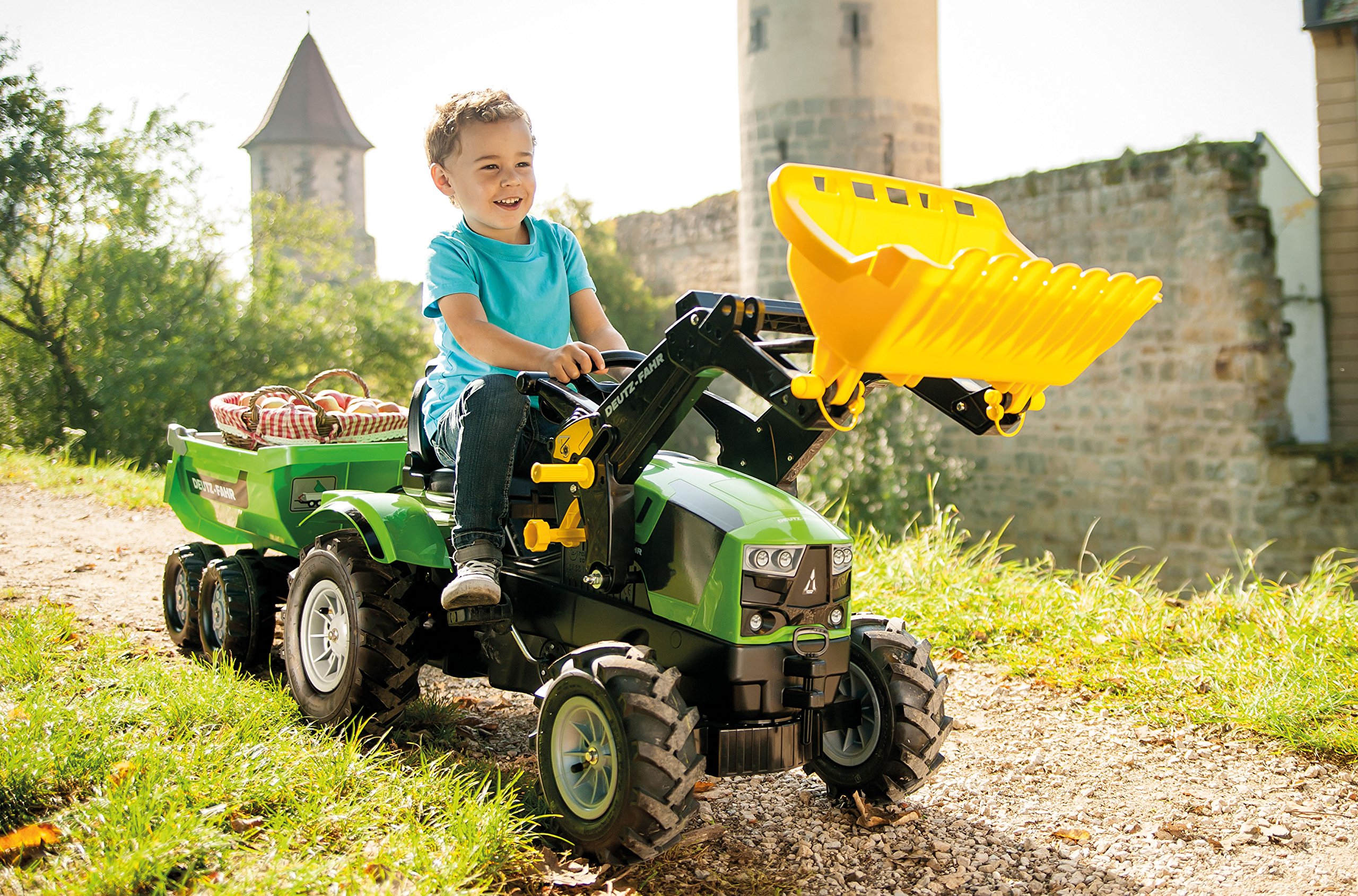 rolly-toys-rollytrailer-halfpipe-deutz-kippanh-nger-122240 image 2