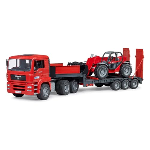 bruder-profi-man-tga-tieflader-mit-manitou-teleskoplader image 7