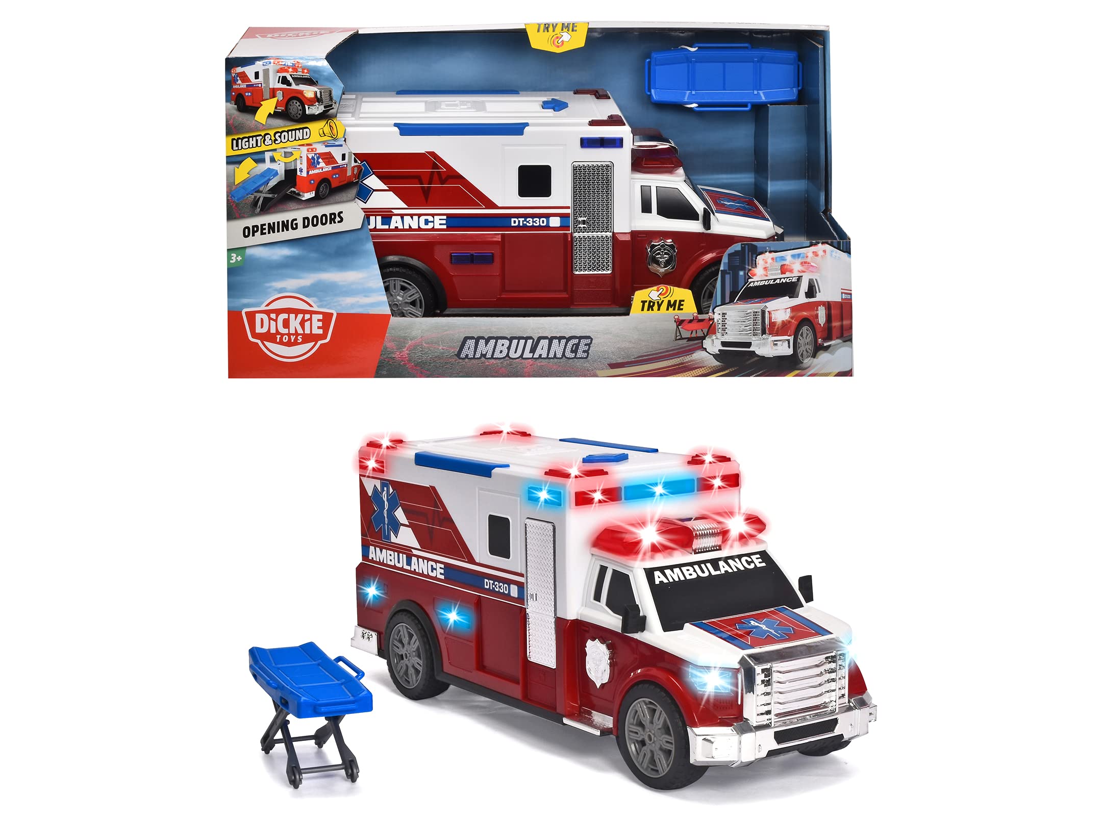 dickie-sos-krankenwagen-ambulance-33-cm-mit-trage image 7