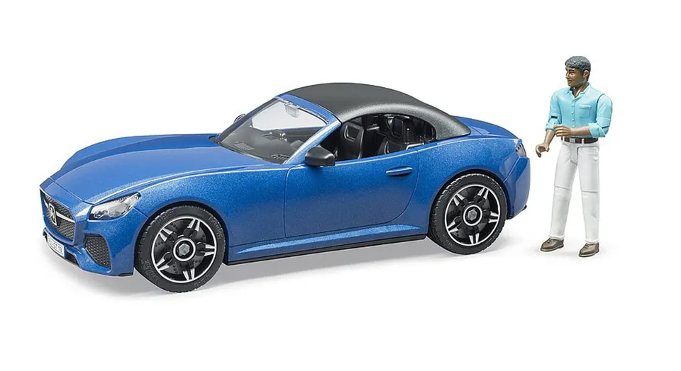 bruder-profi-roadster-03481-rennauto-cabrio-blau-mit-fahrer image 1