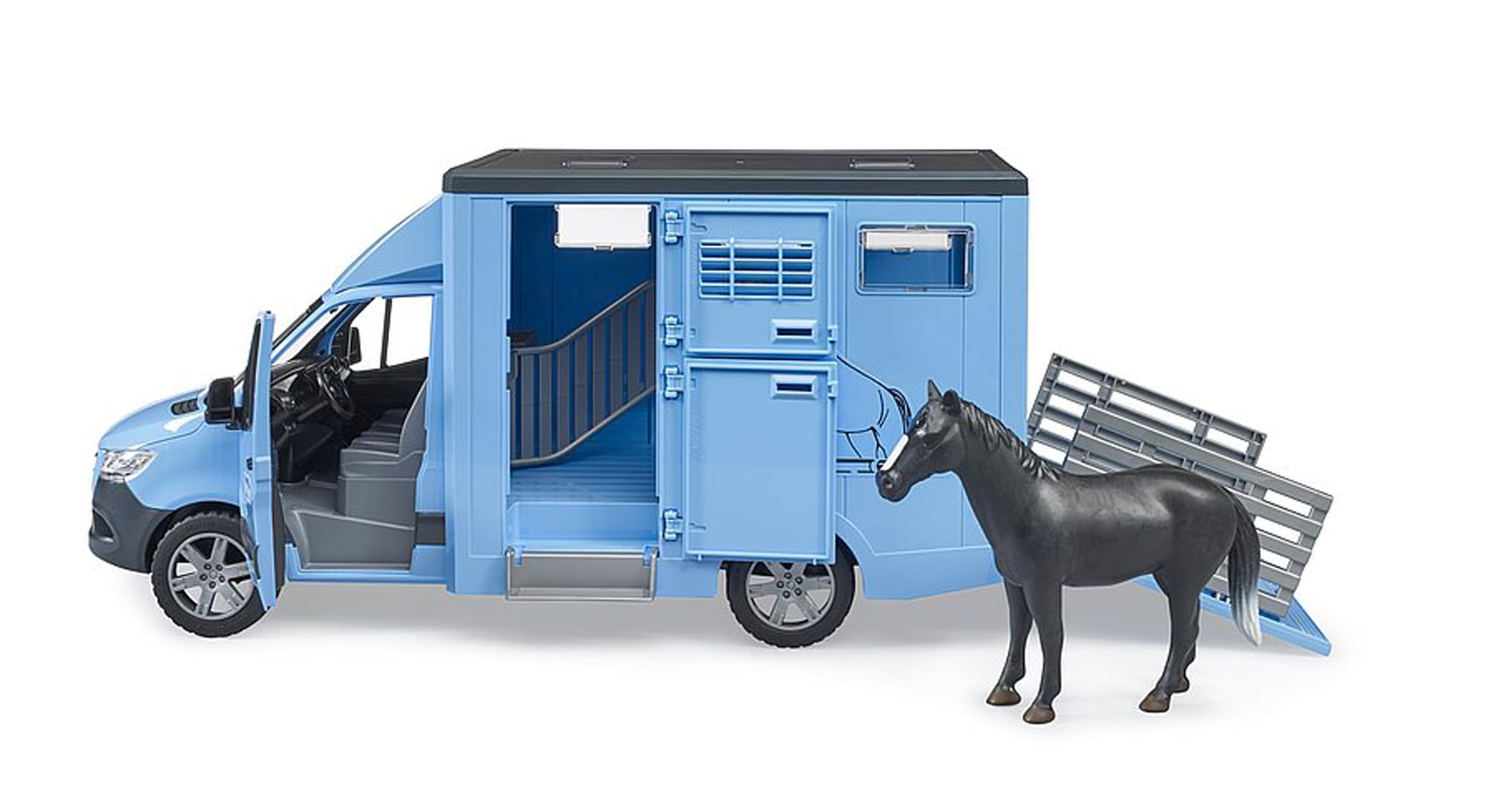 bruder-profi-02674-mb-sprinter-tiertransporter-1-16-mit-pferd image 5