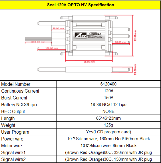 ztw-seal-120a-esc-hv-regler-6-12s-f-r-rc-boot image 2