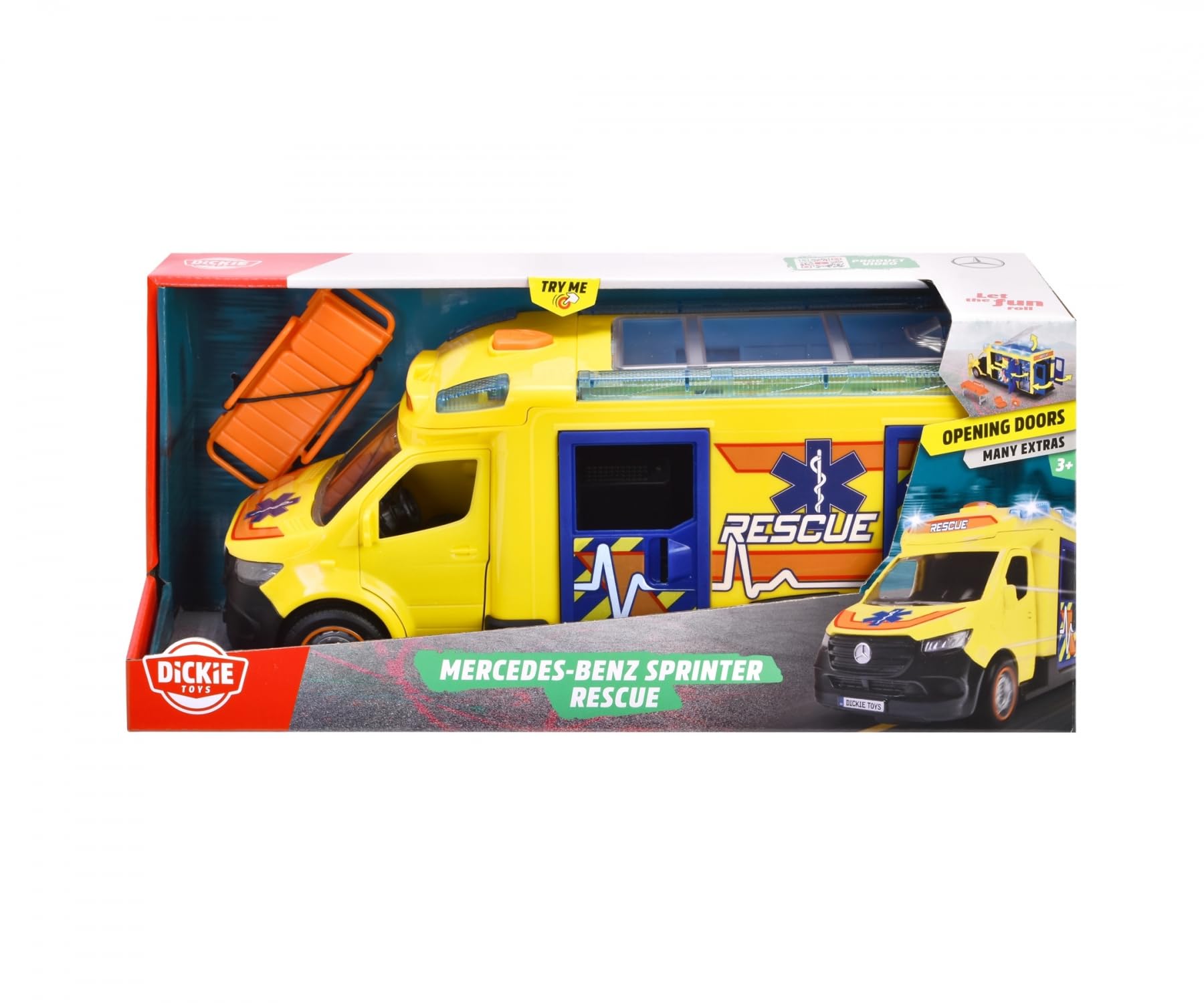 dickie-toys-sos-sprinter-ambulance-krankenwagen-34-5-cm image 7