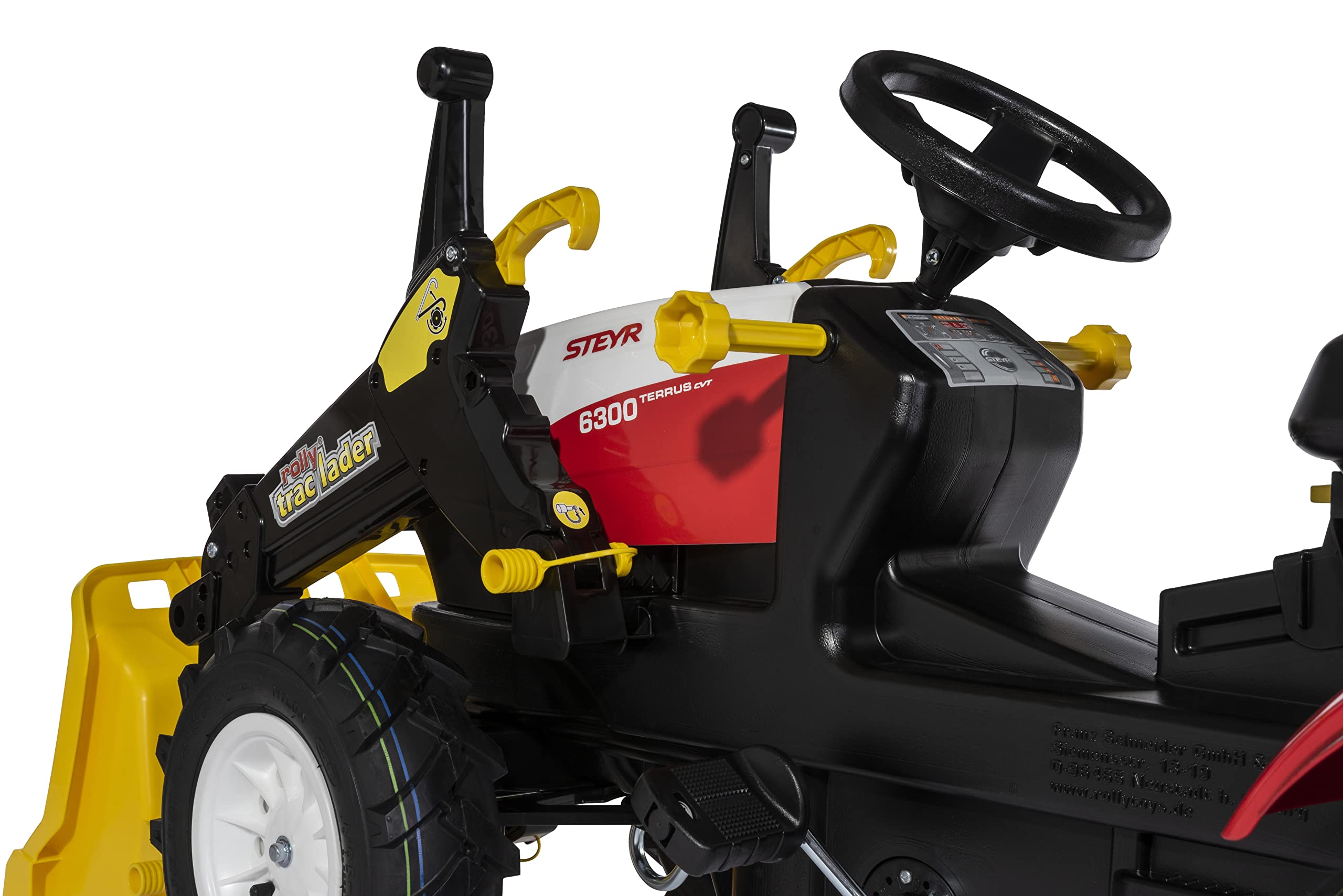 rolly-toys-rollyfarmtrac-steyr-6300-terrus-cvt-trettraktor-rot image 6