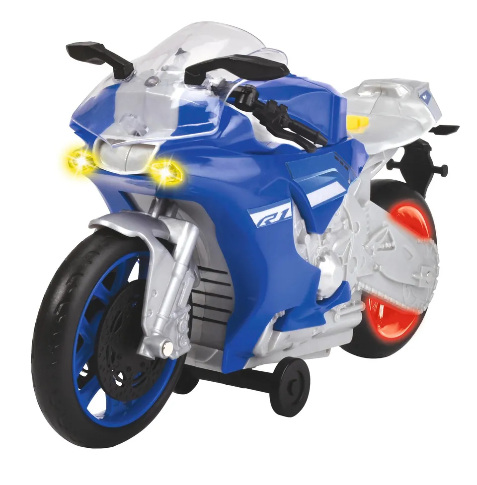 dickie-yamaha-r1-wheelie-raiders-spielzeugmotorrad-26-cm-blau image 1