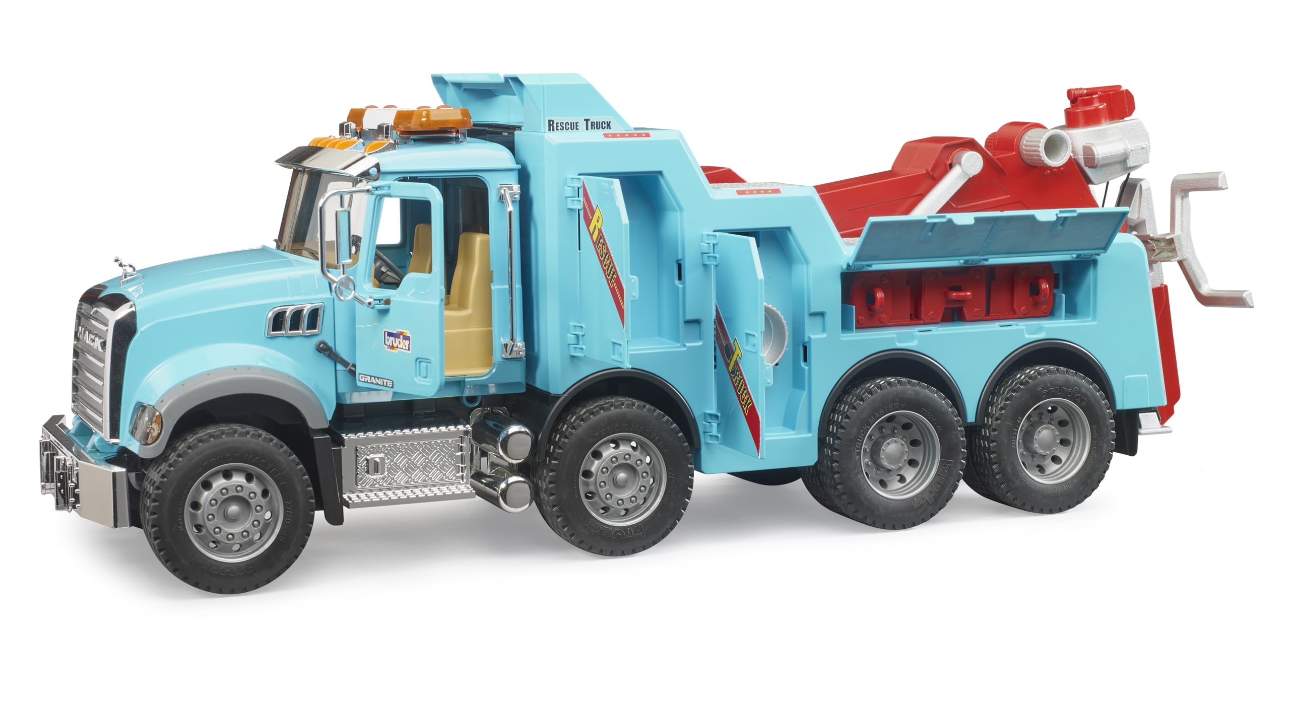 bruder-profi-02831-mack-granite-abschlepp-lkw-light-sound image 2